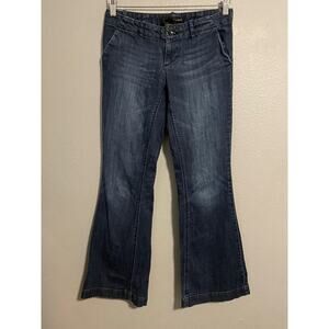 Vintage Mossimo Jeans Womens Size 4 Bootcut Flare Stretch Low Rise Casual Y2K